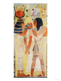 The Goddess Hathor Placing the Magic Collar on Seti I (circa 1394-1279 BC) Giclee Print
