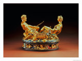 Salt Cellar or Saliera, Belonging to King Francis I of France of the Earth and Sea United reproduction procédé giclée par Benvenuto Cellini