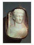 Agate Cameo, Bearing the Portrait of Emperor Claudius Giclee Print