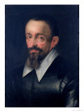 Johannes Kepler (1571-1630), Astronomer, circa 1612 Giclée-tryk af Hans von Aachen