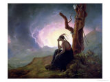 Widow of an Indian Chief, 1785 Giclee Print by Joseph Wright of Derby