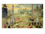 The Massacre of the Triumvirate, 1566 Giclee Print by Antoine Caron