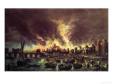 The Great Fire of London, 1666 Giclee Print by Lieve Verschuier