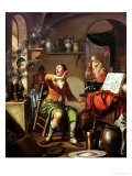 The Alchemist Giclée-Druck von Hendrick Heerschop