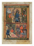 Aaron's Rod Swallowing the Magician's Rods, the Plague of Blood, Catalonia Giclee Print