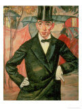 Portrait of Sherling, from the Cycle of Portraits Called "The Face of Russia," 1900 Giclee Print by Boris Dmitrievich Grigoriev