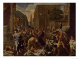 The Plague of Ashdod, or the Philistines Struck by the Plague, 1630-31 Giclee Print by Nicolas Poussin