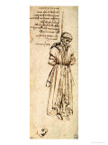 Study of a Hanged Man: Bernardo Baroncelli, Assassin of Giuliano De Medici, 1479 reproduction procédé giclée par Leonardo da Vinci 
