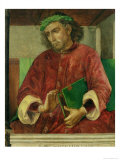 Portrait of Virgil (70-19 BC), circa 1475 reproduction procédé giclée par Joos van Gent
