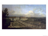Schonbrunn Palace and Gardens, 1759/61 reproduction procédé giclée par Bernardo Bellotto