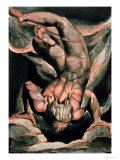 The First Book of Urizen, Man Floating Upside Down, 1794 (Colour-Printed Relief Etching) Lámina giclée por William Blake The First Book of Urizen, Man Floating Upside Down, 1794 (Colour-Printed Relief Etching) Lámina giclée por William Blake