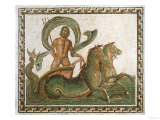 Triumph of Neptune, Pavement from the House of Wadi Blibane, Sousse (Ancient Hadrumetum) Giclee Print