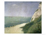 Beach at Bas Butin, Honfleur, 1886 Giclee Print by Georges Seurat