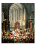 The Coronation of Joseph II (1741-90) as Emperor of Germany in Frankfurt Cathedral, 1764 Lámina giclée por Martin van Meytens The Coronation of Joseph II (1741-90) as Emperor of Germany in Frankfurt Cathedral, 1764 Lámina giclée por Martin van Meytens