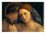 Young Woman at her Toilet, detail of the face, 1515 Stampa giclée di Giovanni Bellini Young Woman at her Toilet, detail of the face, 1515 Stampa giclée di Giovanni Bellini