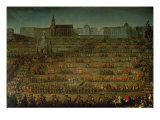 The Arrival of Isabella of Parma on the Occasion of Her Wedding to Joseph II, 1760 Giclee Print by Martin van Meytens