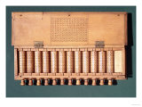 Calculating Rods Invented by John Napier (1550-1617), 1617 Giclee Print