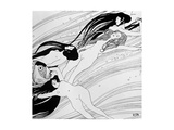 The Blood of Fish, Published in "Ver Sacrum" Magazine, 1898 Giclee Print by Gustav Klimt