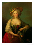 Elisabeth of France (1764-94) Called Madame Elizabeth, circa 1782 Giclée-Druck von Elisabeth Louise Vigee-LeBrun