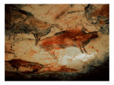 Rock Painting of Bison, circa 15000 BC Giclee Print