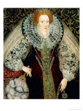 Queen Elizabeth I, circa 1585-90 Giclee Print by John Bettes the Younger