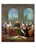 St. Vincent De Paul and the Sisters of Charity, circa 1729 Giclee Print by Jean Andre