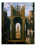 Architectural Fantasy Giclee Print by Francois de Nome