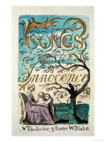 Songs of Innocence, title page Lámina giclée por William Blake Songs of Innocence, title page Lámina giclée por William Blake