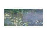Waterlilies: Morning, 1914-18 (Left Section) Giclée-tryk af Claude Monet Waterlilies: Morning, 1914-18 (Left Section) Giclée-tryk af Claude Monet