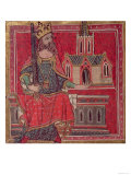 Cott Nero D VIII Offa, King of Mercia, Founder of the Monastery at St. Albans in 793 Giclee Print Cott Nero D VIII Offa, King of Mercia, Founder of the Monastery at St. Albans in 793 Giclee Print