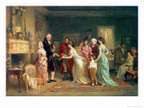 Washington's Birthday, 1798 Giclee Print by Jean Leon Gerome Ferris