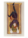 The Hanged Man, Tarot Card, French reproduction procédé giclée