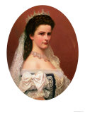 Empress Elizabeth of Bavaria (1837-98) in Hungarian Costume, 1867 reproduction procédé giclée par Georg Raab