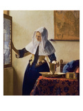 Young Woman with a Water Jug, circa 1662 Reproduction procédé giclée par Jan Vermeer