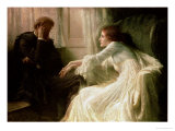 The Confession Giclée-Druck von Frank Bernard Dicksee