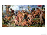 The Triumphal Procession of Bacchus, circa 1536-37 Giclee Print by Maerten van Heemskerck