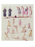 Indians on the Road to Conversion by the Spanish: Meekly Presenting Themselves for Baptism Giclee Print by Friar Pablo Beaumont