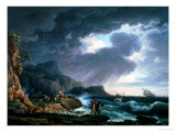 A Seastorm, 1752 Reproduction procédé giclée par Claude Joseph Vernet