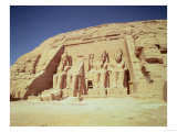 Facade of the Temple of Ramesses II, New Kingdom, circa 1279-1213 BC Giclee Print
