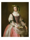 Portrait of Frances Macartney, circa 1745 Giclee Print by George Knapton
