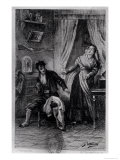 Colomba' by Prosper Merimee, Engraved by Eugene Andre Champollion (1848-1901), 1897 Giclee Print by Jules Worms