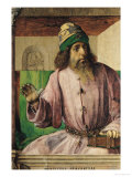 Portrait of Aristotle (384-322 BC), circa 1475 Giclée-Druck von Joos van Gent