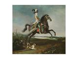 Equestrian Portrait of Marie Antoinette in Hunting Attire, 1783 Giclee Print by Louis-Auguste Brun