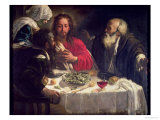 The Supper at Emmaus, circa 1614-21 Giclee Print by Caravaggio 