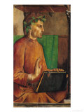 Portrait of Dante Alighieri (1265-1321), circa 1475 reproduction procédé giclée par Joos van Gent