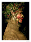 Summer, 1563 reproduction procédé giclée par Giuseppe Arcimboldo