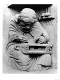 Pythagoras, from the South Door of the Royal Portal (Stone Relief) Giclee Print