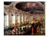 Celebration on the Occasion of the Anniversary of the Military Order of Maria Theresa, 1861 Giclee Print by Siegmund L'Allemand