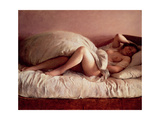 Sleeping Woman, 1849 Giclee Print by Johann Baptist Reiter