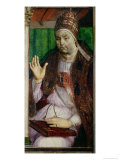 Portrait of Sixtus IV (1414-84) circa 1475 reproduction procédé giclée par Joos van Gent